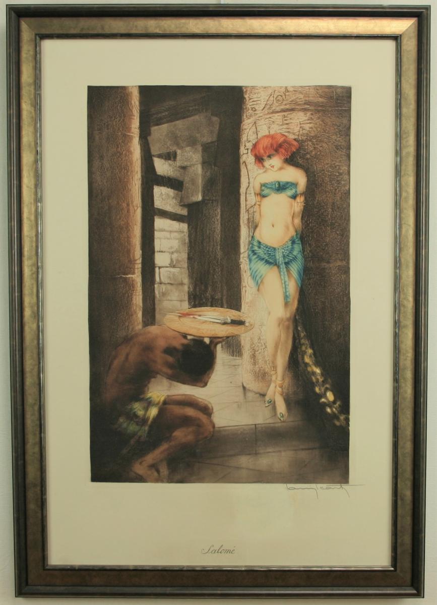 Louis Icart, Salome, Print In Color, Framed, 1928.