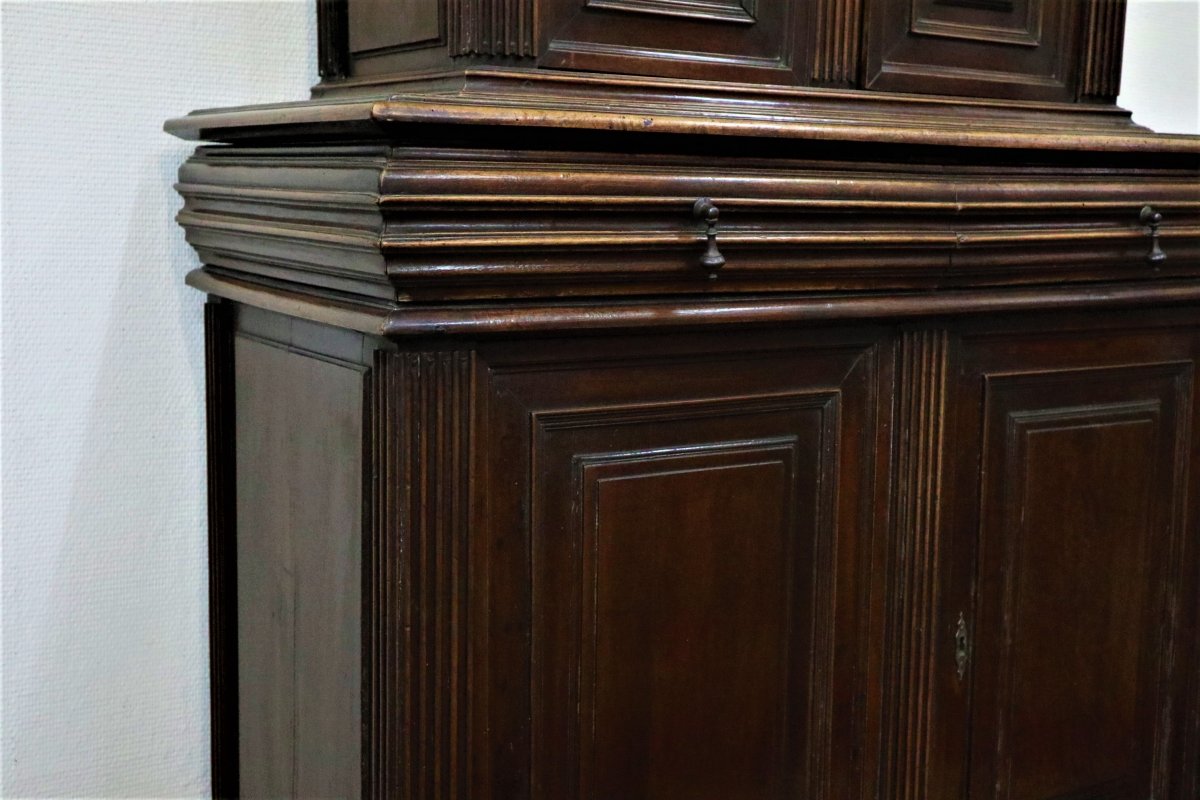 2 Walnut Body Buffet, Renaissance Style-photo-1