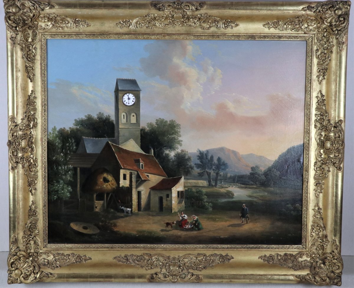 Table Clock, XIXth Century In Perfect Condition