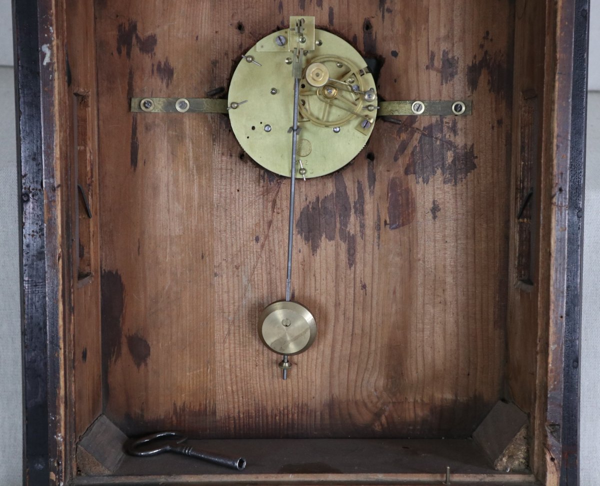 Table Clock, XIXth Century, Perfect Condition-photo-2