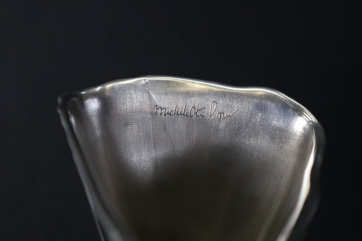 Michele Oka Doner, Silver Bronze Vase, Christofle-photo-2
