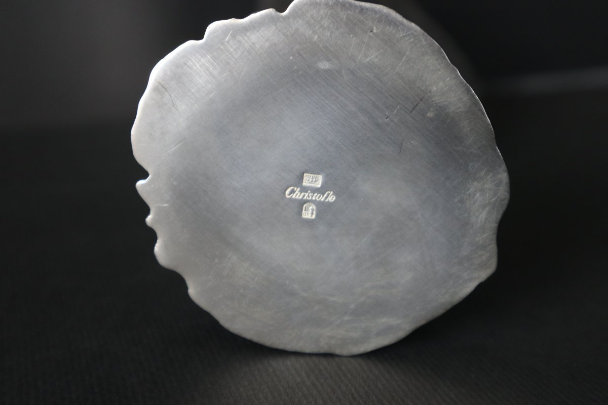 Michele Oka Doner, Vase En Bronze Argenté, Christofle-photo-3