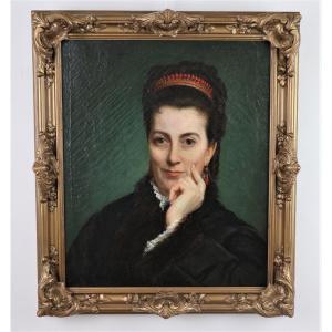 Portrait Of Filshyma By Lobel Mahy, Dated, Signed, Louise Landré