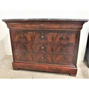 Louis Philippe Commode In Mahogany