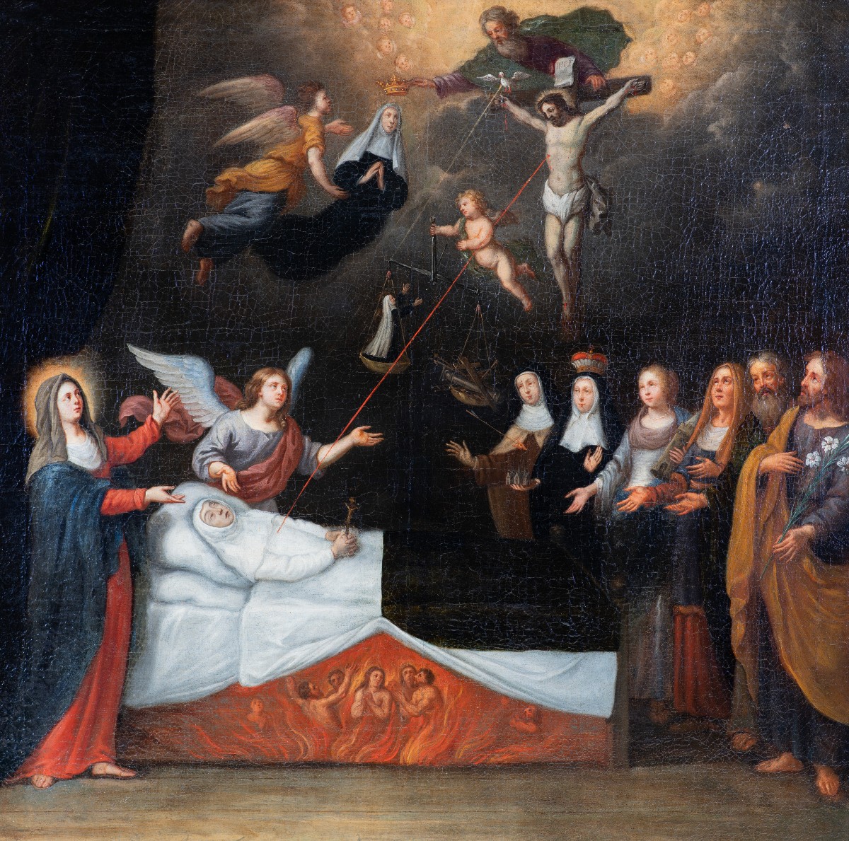 Cornelis De Baellieur I (1607–1671) (cercle de) - Iconographie autour de Sainte Begge-photo-2