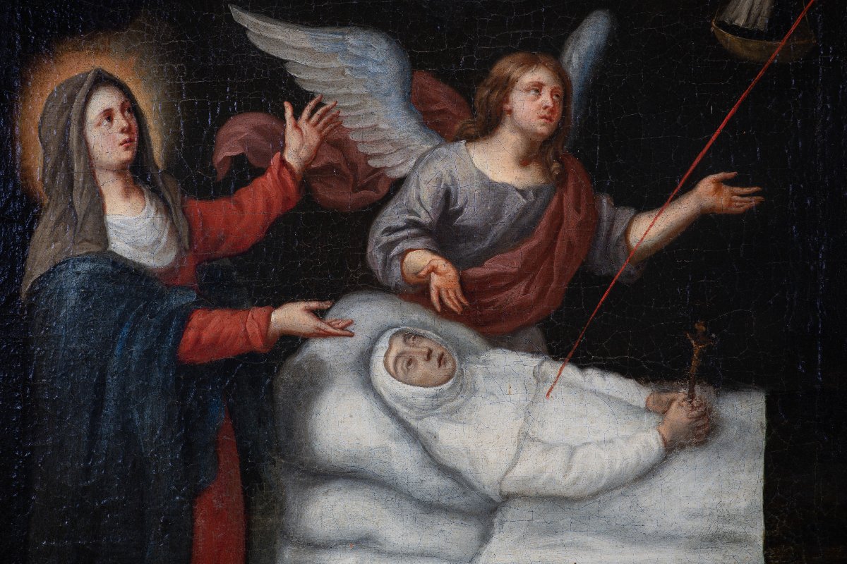 Cornelis De Baellieur I (1607–1671) (cercle de) - Iconographie autour de Sainte Begge-photo-1