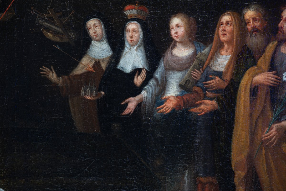 Cornelis De Baellieur I (1607–1671) (cercle de) - Iconographie autour de Sainte Begge-photo-2