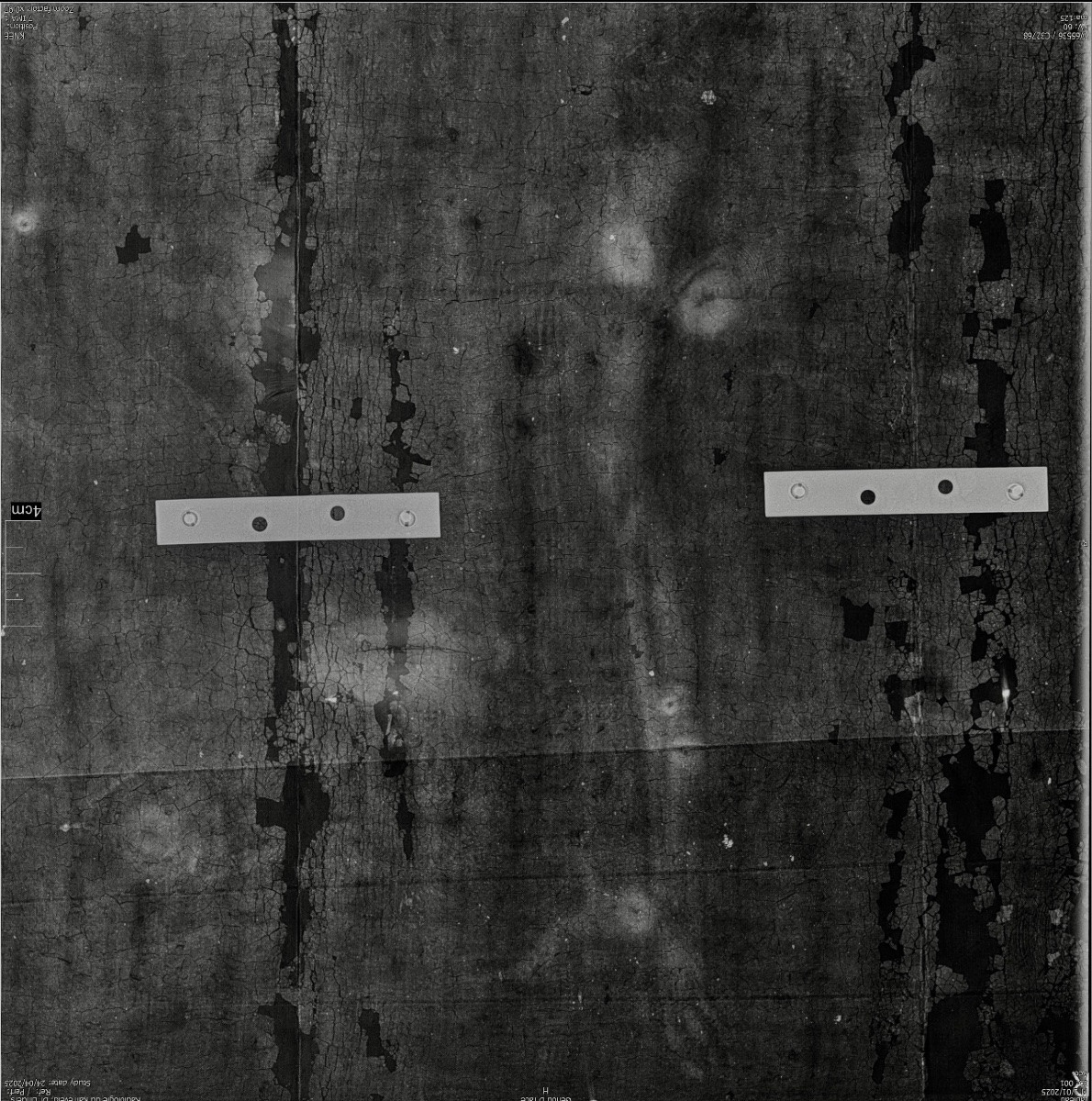 Large 17th Century Icon (tempera) Of The Balkans 'san Onofrio' -photo-2