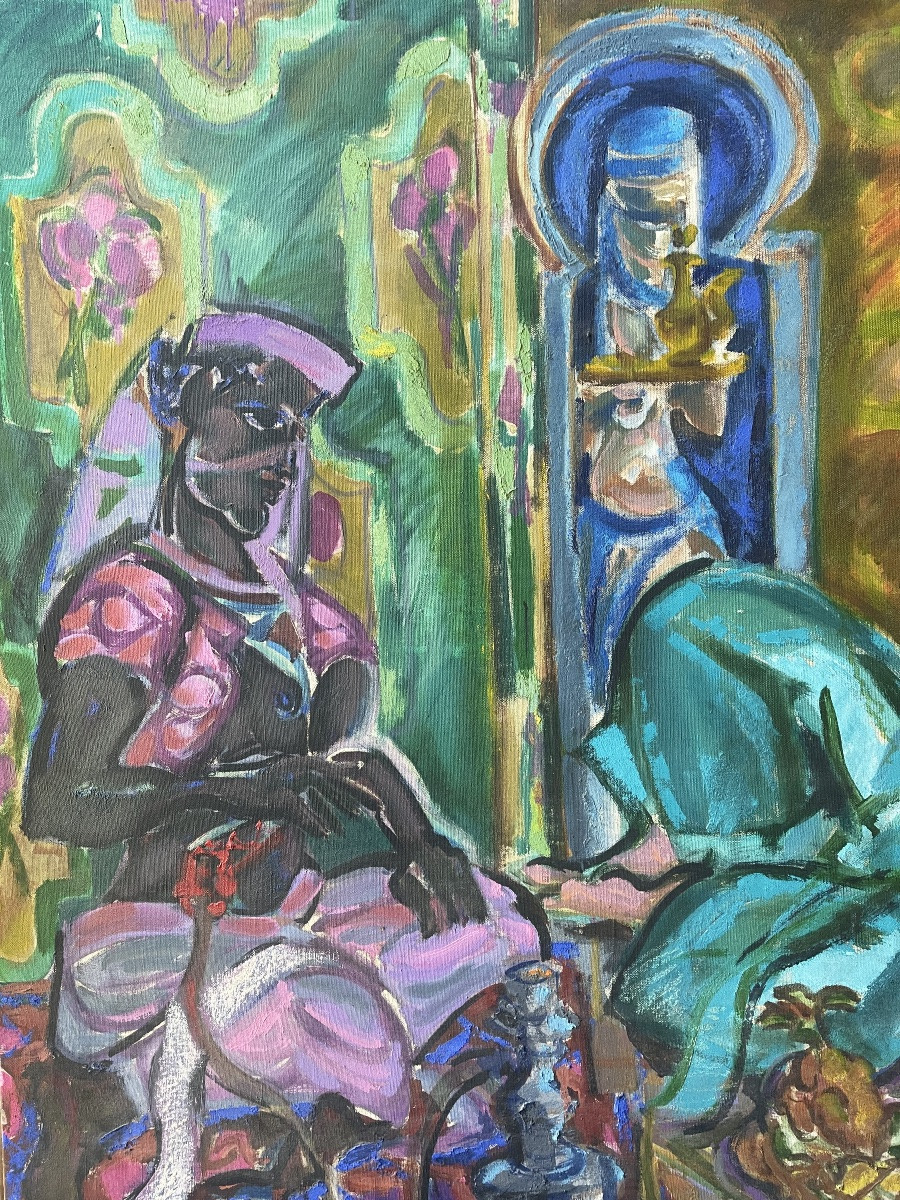 The Great Italian Fashion Designer 'renato Balestra' Was A Painter From 1924 To 2022.-photo-1
