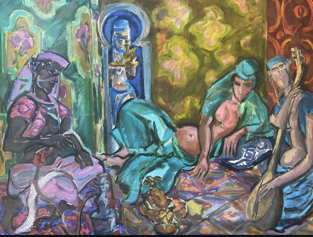 The Great Italian Fashion Designer 'renato Balestra' Was A Painter From 1924 To 2022.