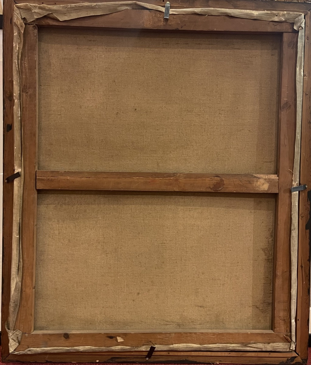 Moshe Mokady 1902 - 1975, Created Around 1940, The Hasidic Family -photo-4