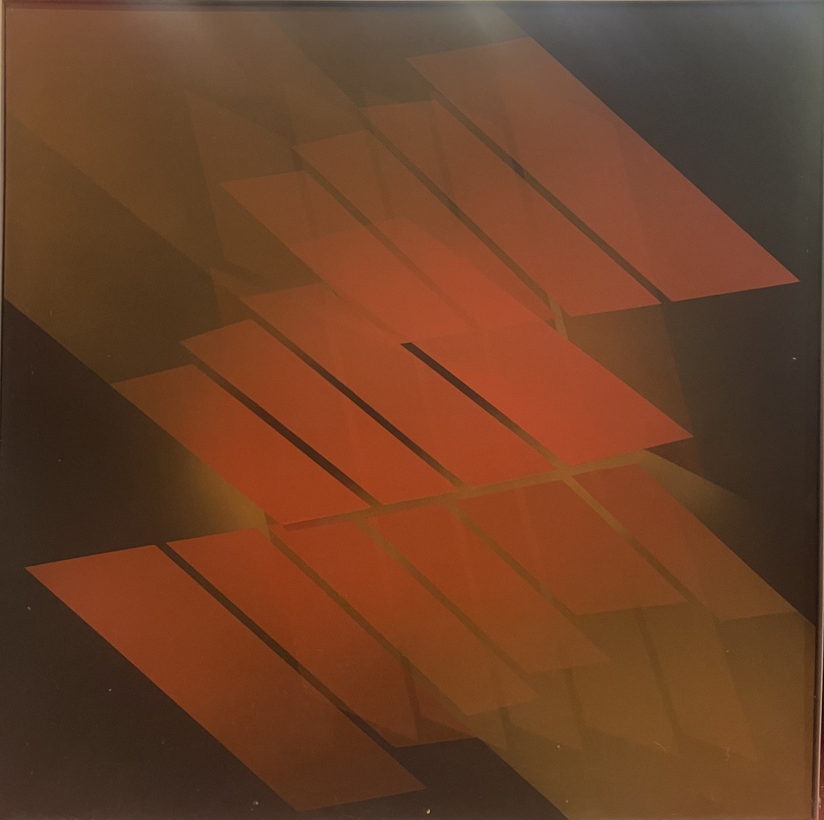 Cristina Sicardi 1939 'kinetic' Argentina 'homage To Malevich' 1984