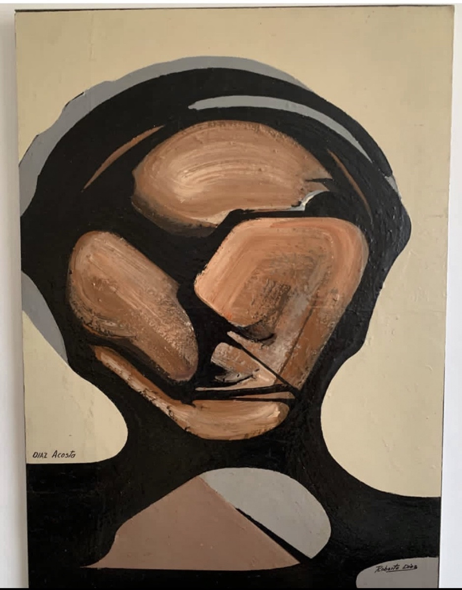 Roberto Diaz Acosta peintre muraliste  mexicain ne en 1934 