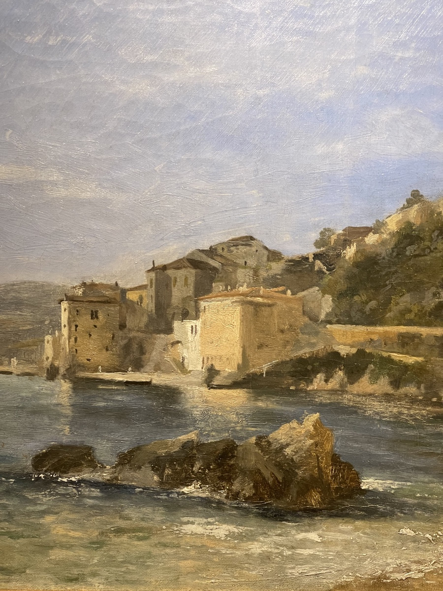 Entourage  de Stanislas Lepine ' Villefranches - Sur  - Mer vers 1880 -photo-1