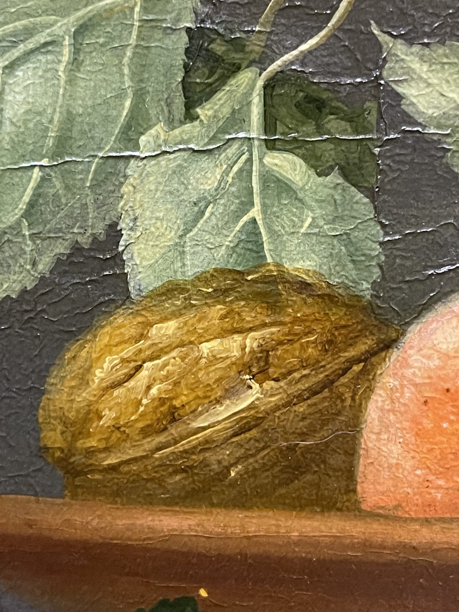 Around The 'van Os' Family, 18th Century, Holland - Oil Study On Paper Mounted On Canvas -photo-4