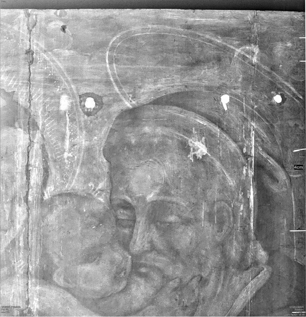 workshop Vincente Masip 1475 - 1545 Valence,  Espagne '  Holly Family ' vers 1510 - 1520  -photo-3