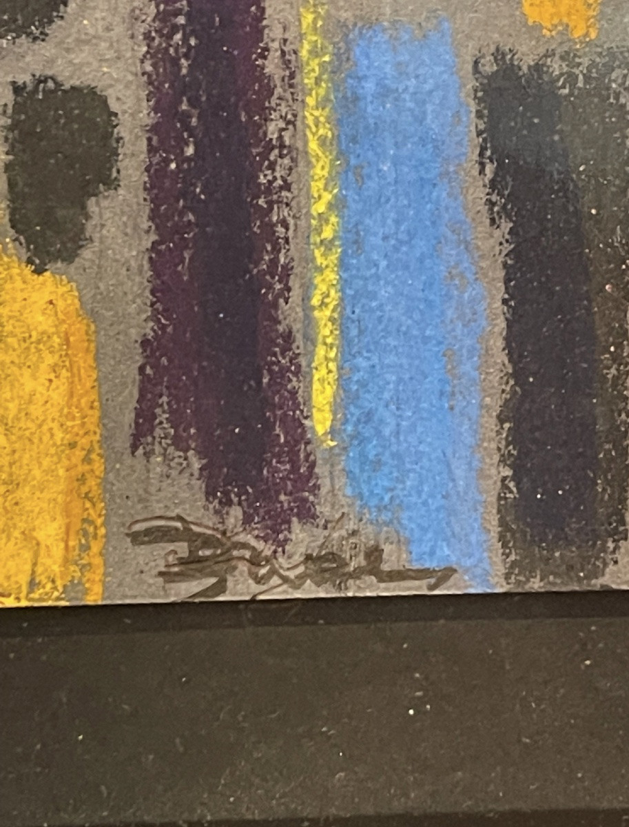 Salon 'réalités Nouvelles' Paris, Exhibition Number 21 (pastel) -photo-3