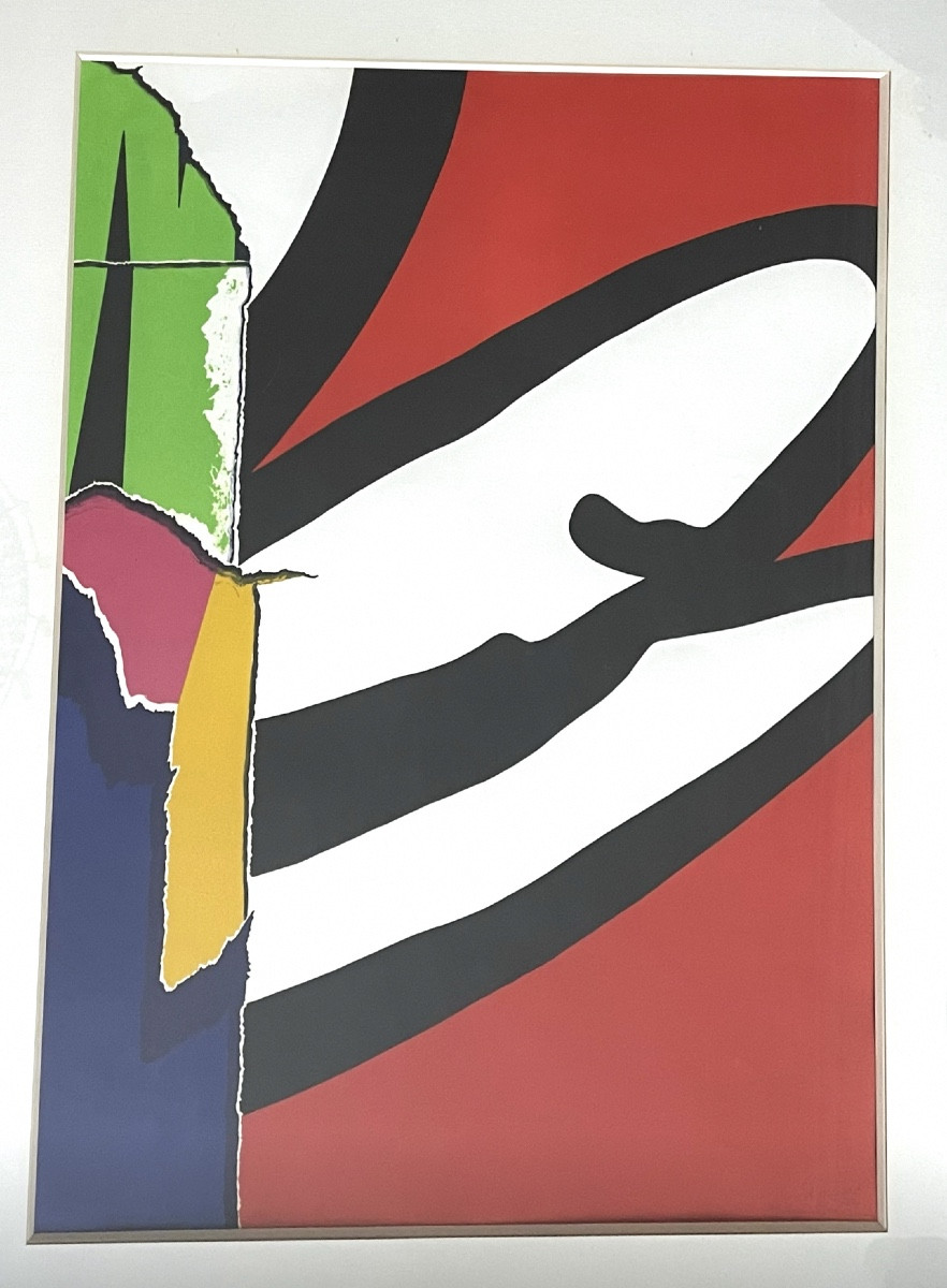 Burhan Doğançay (1929-2013) serie ' Wall Urban ' 1970 lithographie 22/120 