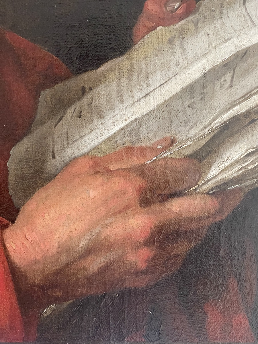 Workshop Of Antoon Van Dyck Circa 1615-1619 'saint Jerome Reading, Getting Out Of Bed' -photo-3