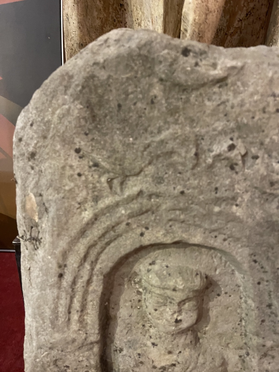 Grande stèle funéraire punique entre 100 avant -  JC et 300 Après - JC -photo-4