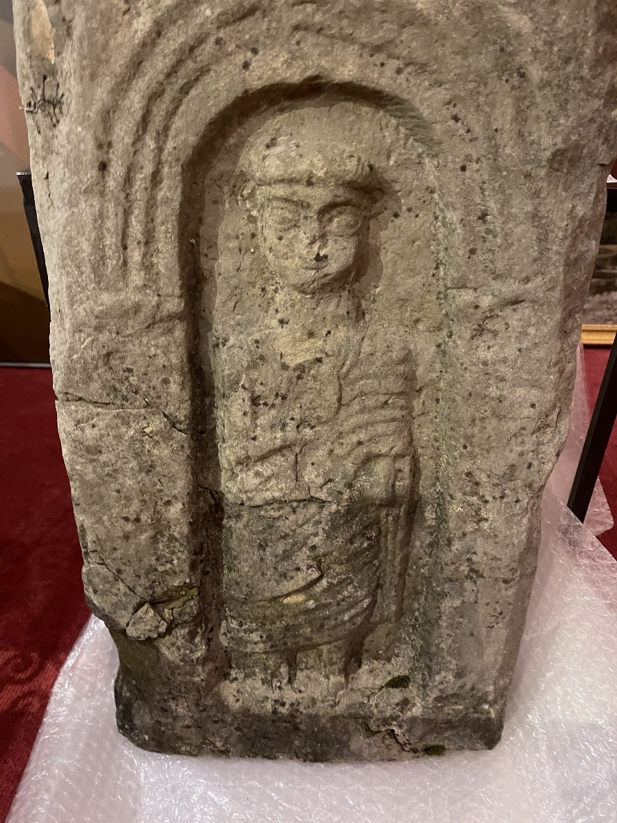 Grande stèle funéraire punique entre 100 avant -  JC et 300 Après - JC -photo-6