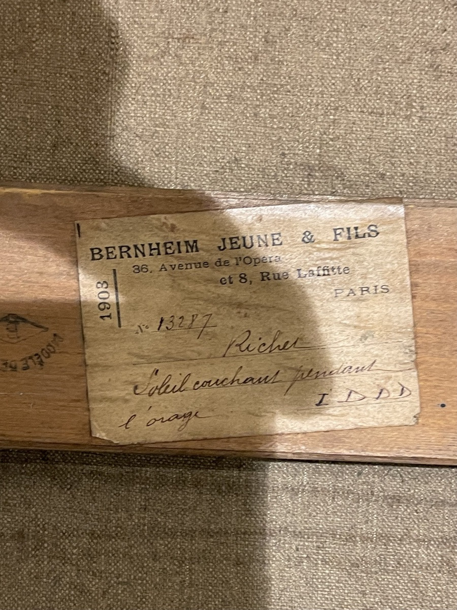 Leon Richet (barbizon) 1843 - 1907, Collection 'bernheim Jeune & Fils' Paris -photo-2