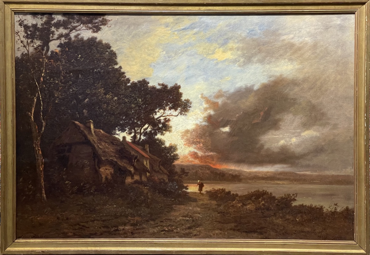 Leon Richet (barbizon) 1843 - 1907, Collection 'bernheim Jeune & Fils' Paris 