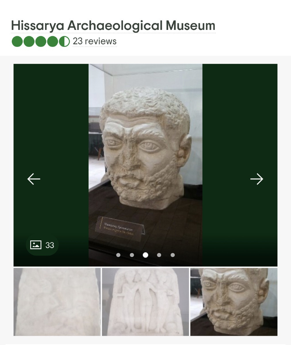 The Polychromed Head Of Emperor Diocletian 4 Th Ad In Clay-photo-1