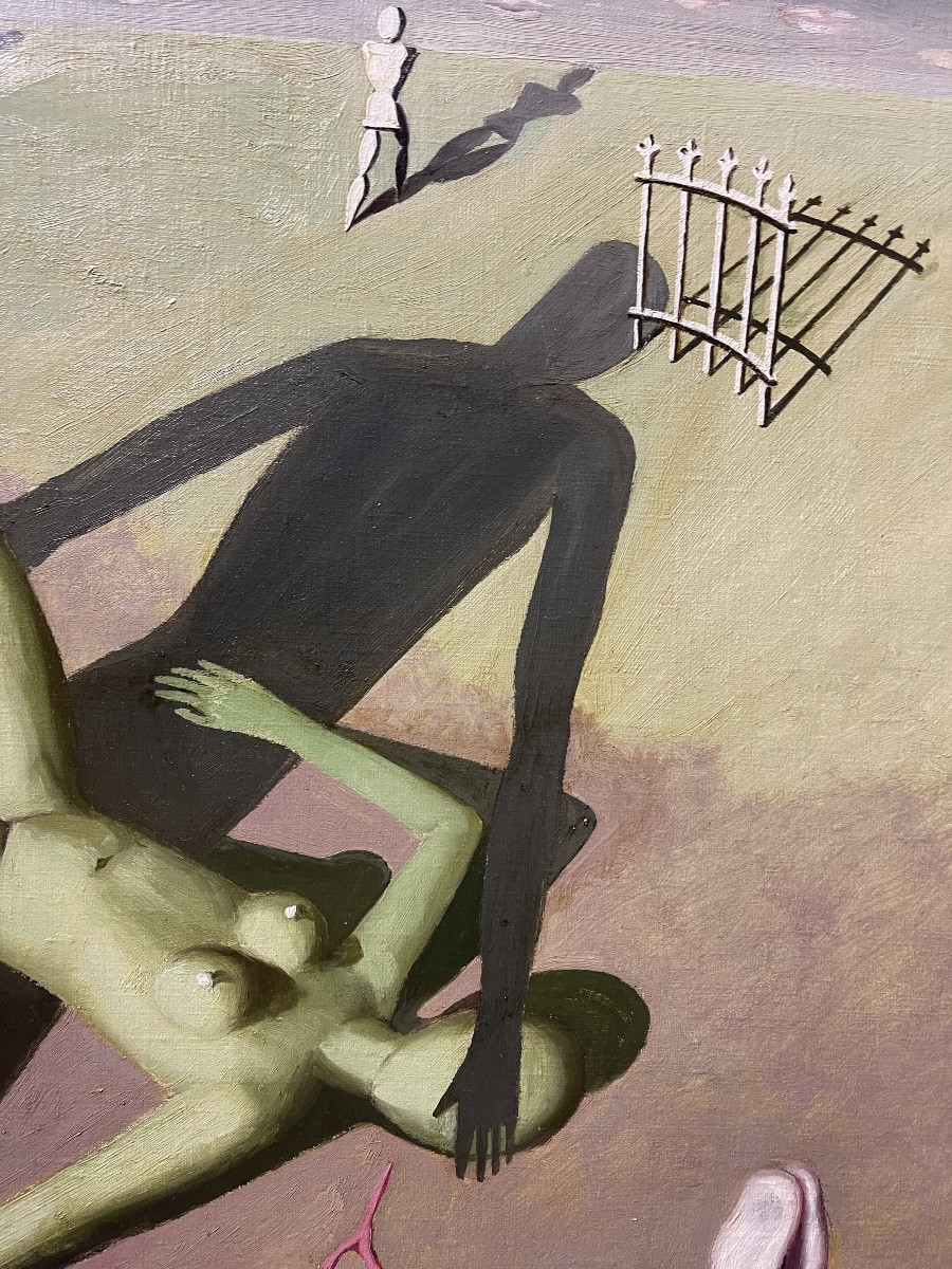 Jan Mulder 1897 - 1962 ' huile sur toile , Ésotérisme ' circa 1945 - 1950 -photo-4