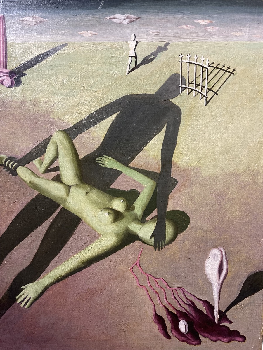 Jan Mulder 1897 - 1962 ' huile sur toile , Ésotérisme ' circa 1945 - 1950 -photo-3