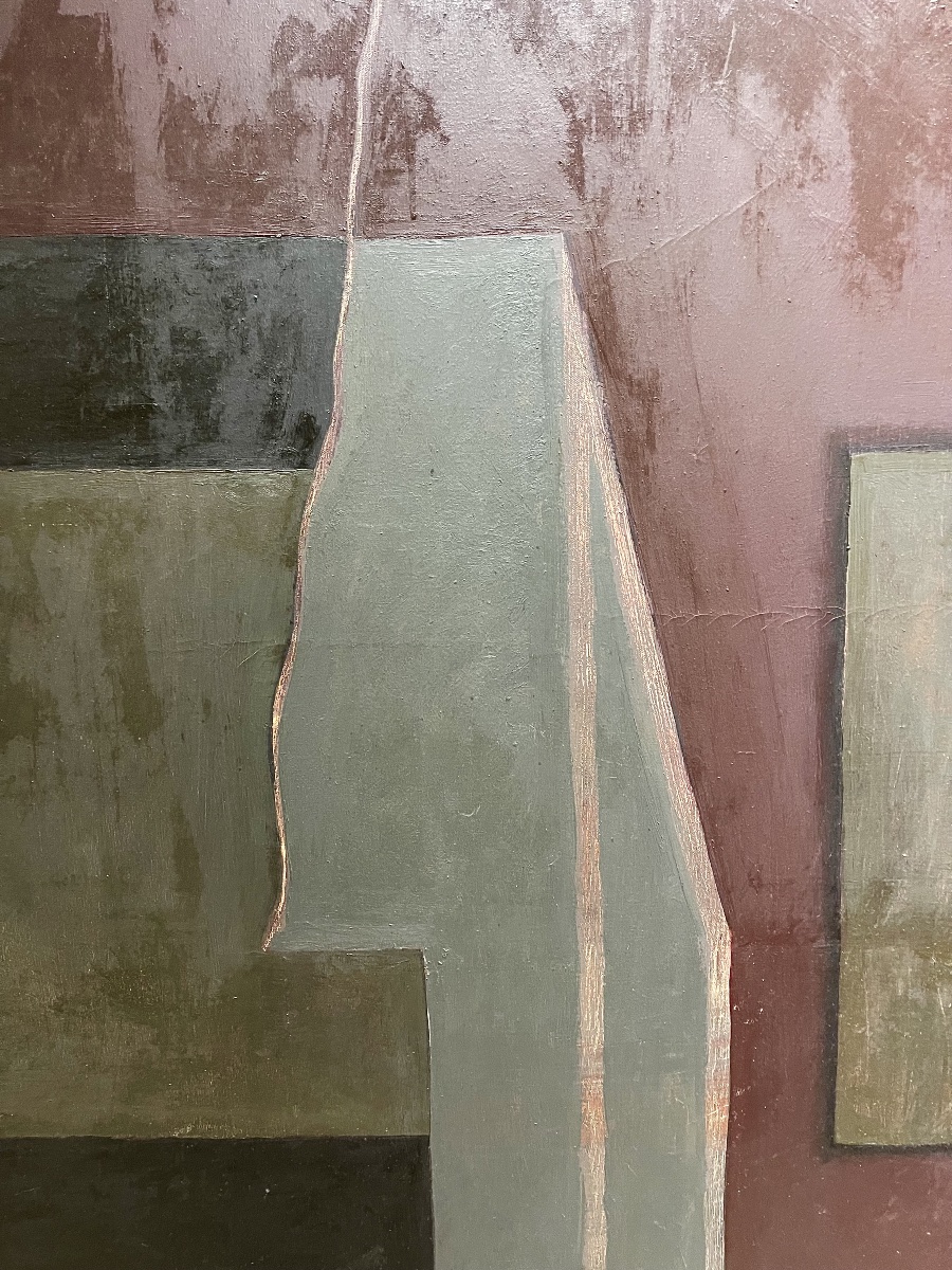 Rene Lichtman " INTERRUPTION " ( 1963 - 1964 ) 112 cm x 135 cm -photo-4