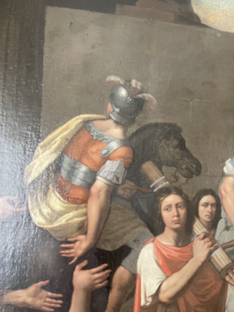XVIIth Springuel Family Self-portrait By Nicolas Poussin Subject: Rome The Martyrs-photo-2