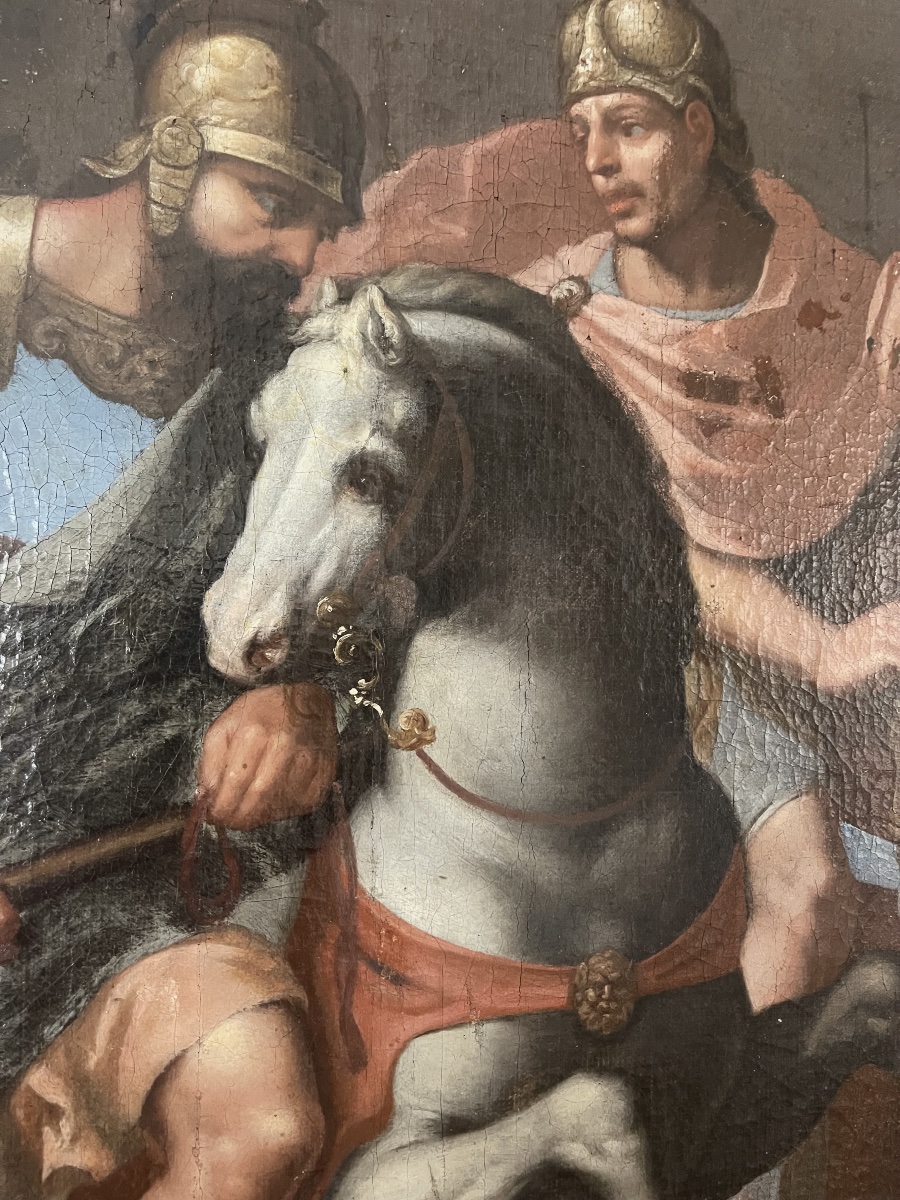 XVIIth Springuel Family Self-portrait By Nicolas Poussin Subject: Rome The Martyrs-photo-1