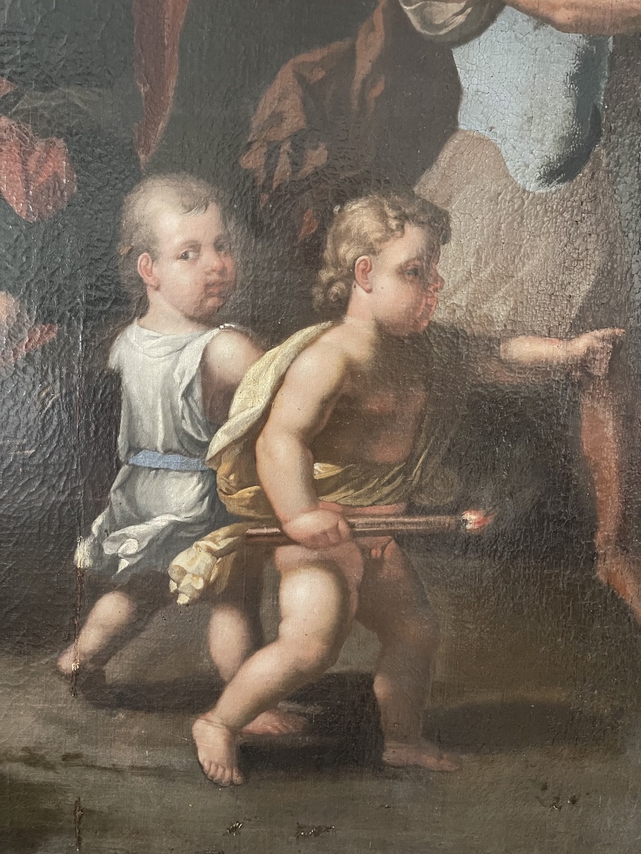 XVIIth Springuel Family Self-portrait By Nicolas Poussin Subject: Rome The Martyrs-photo-2