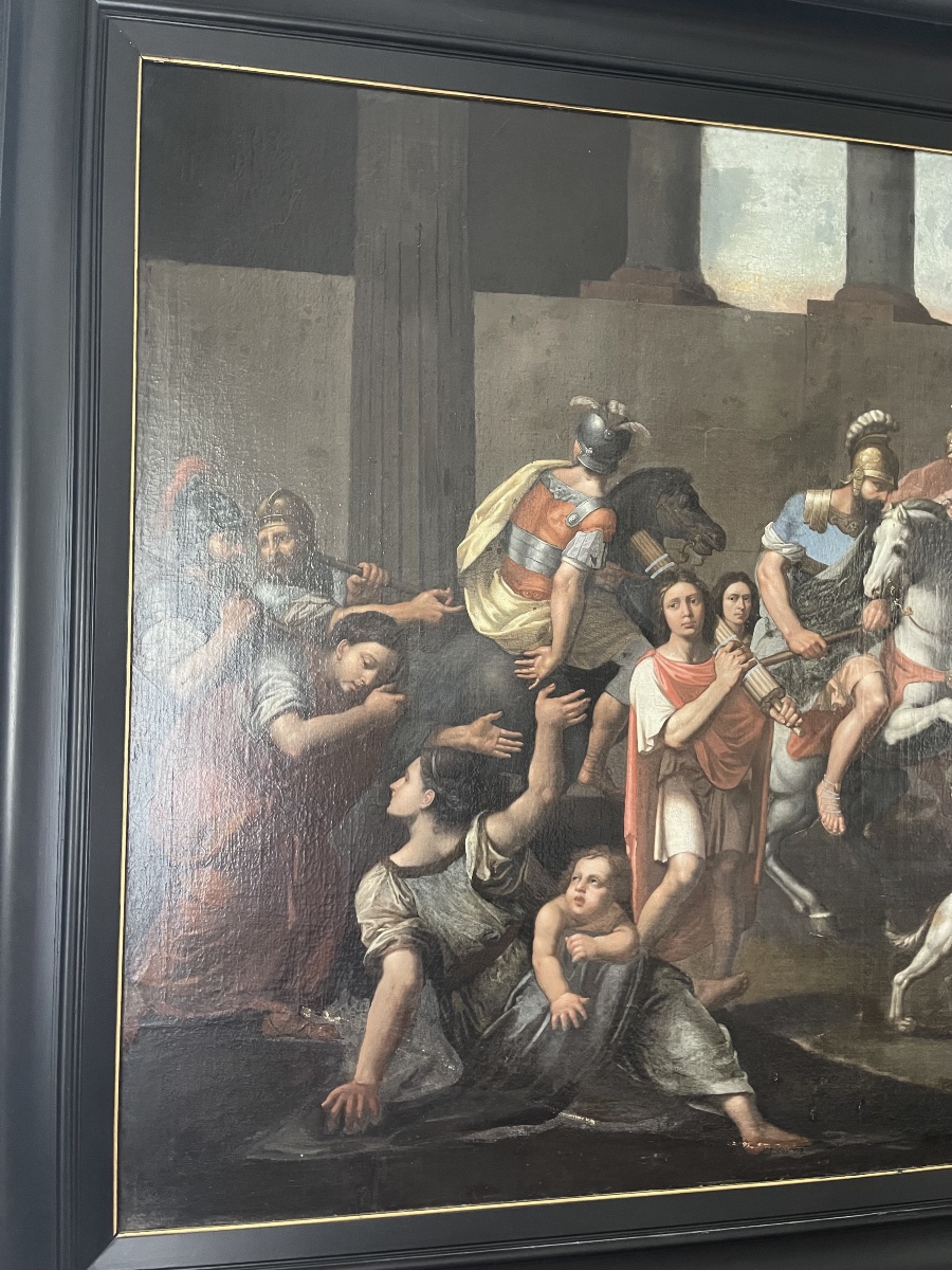 XVIIth Springuel Family Self-portrait By Nicolas Poussin Subject: Rome The Martyrs-photo-3