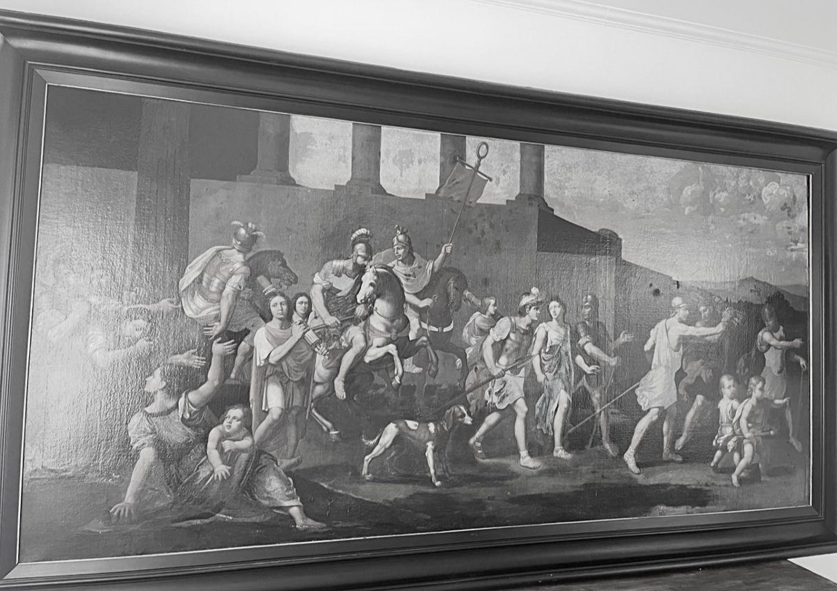 XVIIth Springuel Family Self-portrait By Nicolas Poussin Subject: Rome The Martyrs-photo-6