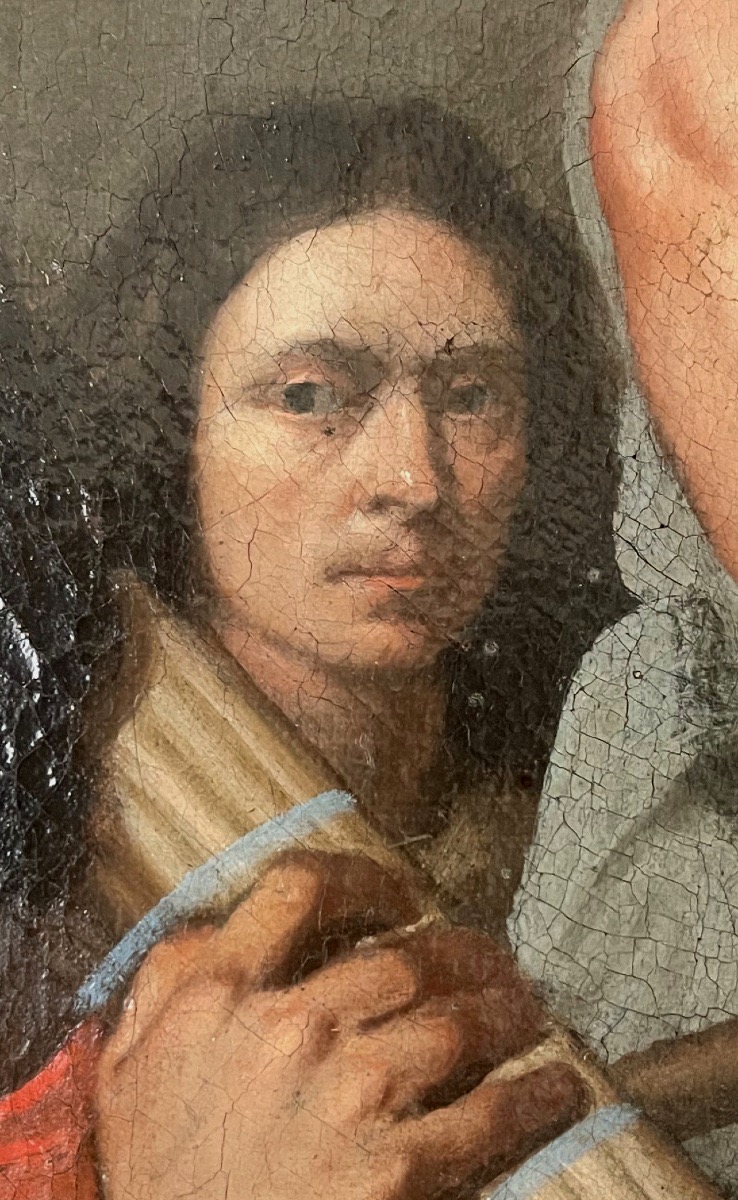 XVIIth Springuel Family Self-portrait By Nicolas Poussin Subject: Rome The Martyrs