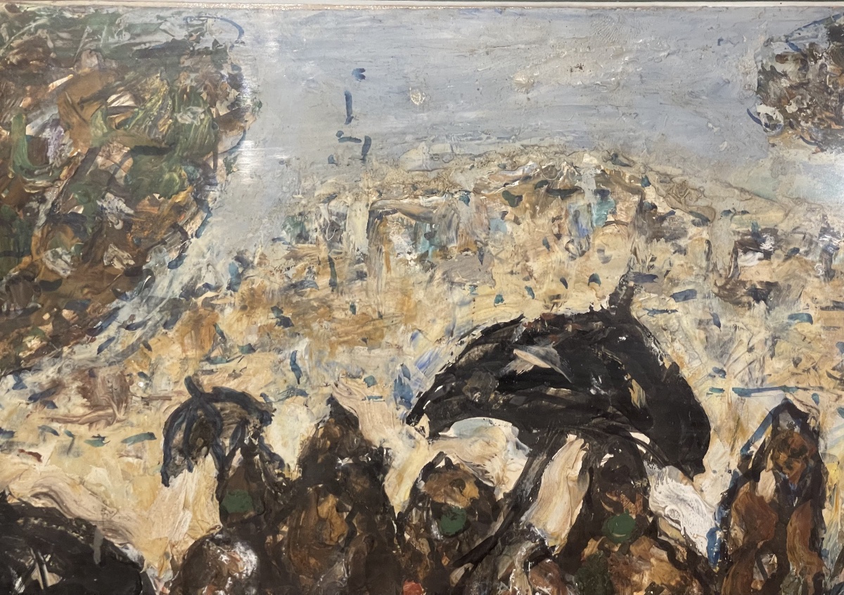 Antonio Fuentes ( 1905 - 1995 ) Women In Tangier Oil On Cardboard-photo-4