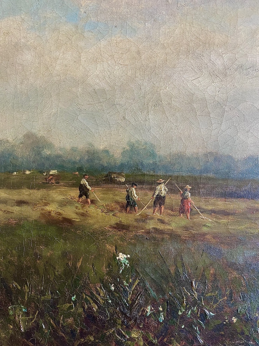 WILLEM ROELOFS 1822 - 1897 & HENRI LOUIS PERMEKE 1849  - 1912 ( compagnonnage les Polders )-photo-6