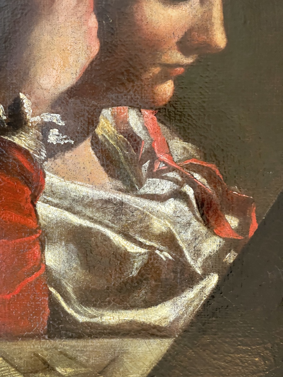 la toilette entourage de Elisabetta Sirani et Barbara Sirani Bologne fin XVII es -photo-4