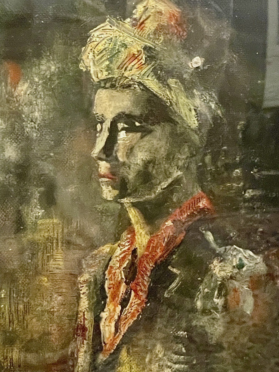 Gérard Laenen 1899 - 1980  ( 1931 - 1932 , portrait de 3/4 d un Prince Birman ) 