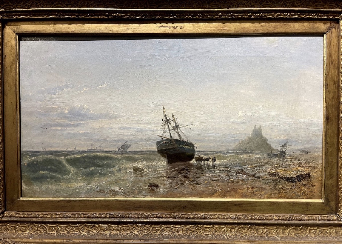 THÉODORE GUDIN 1802 - 1880 MONOGRAMME 'SANT MICHAELS MOUNT ' CORNOUAILLES-photo-5