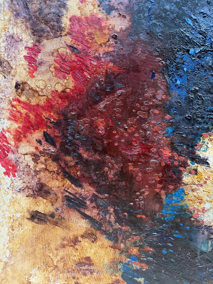 Ogonovszky, Géza Budapest, 1922–1989 (exhibition From 1965—123 Cm X 154 Cm) Abstraction -photo-3