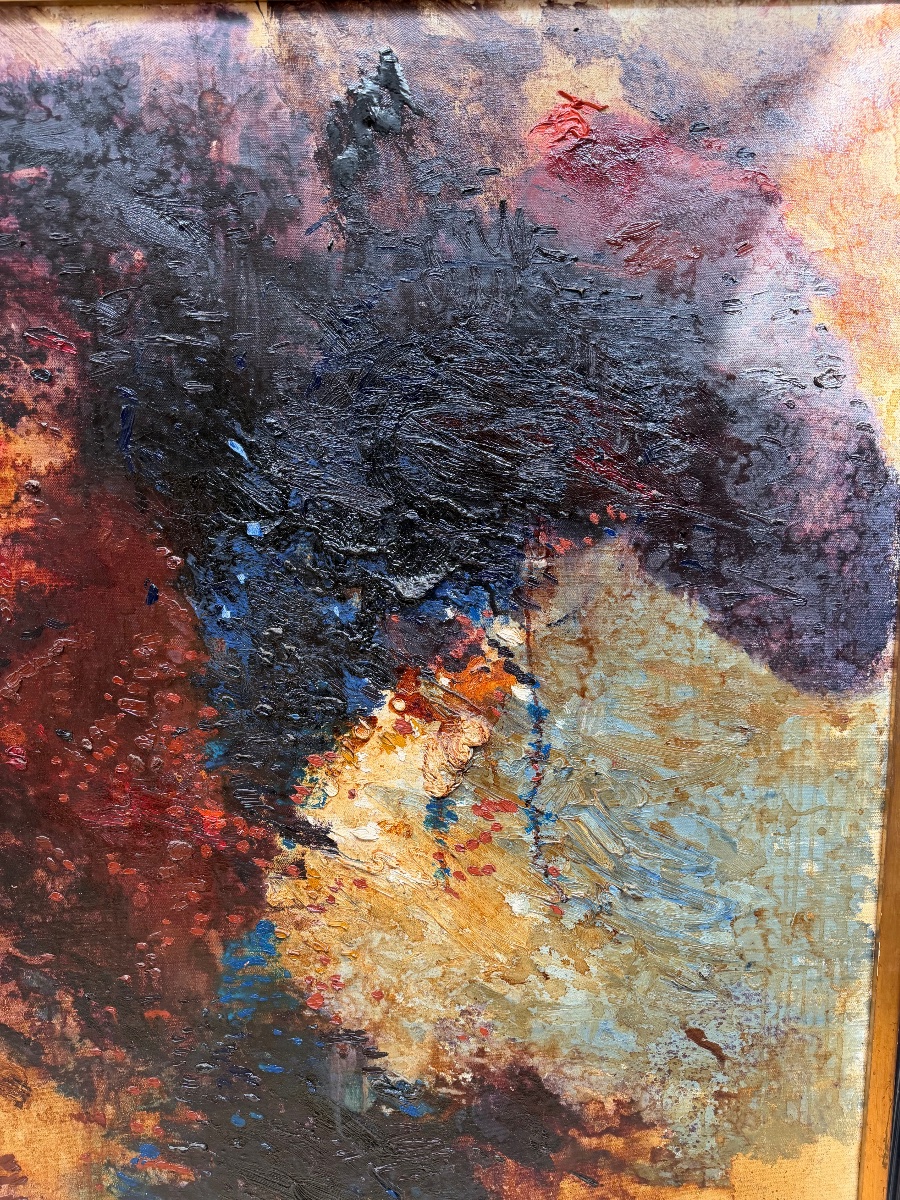 Ogonovszky, Géza Budapest, 1922–1989 (exhibition From 1965—123 Cm X 154 Cm) Abstraction -photo-7