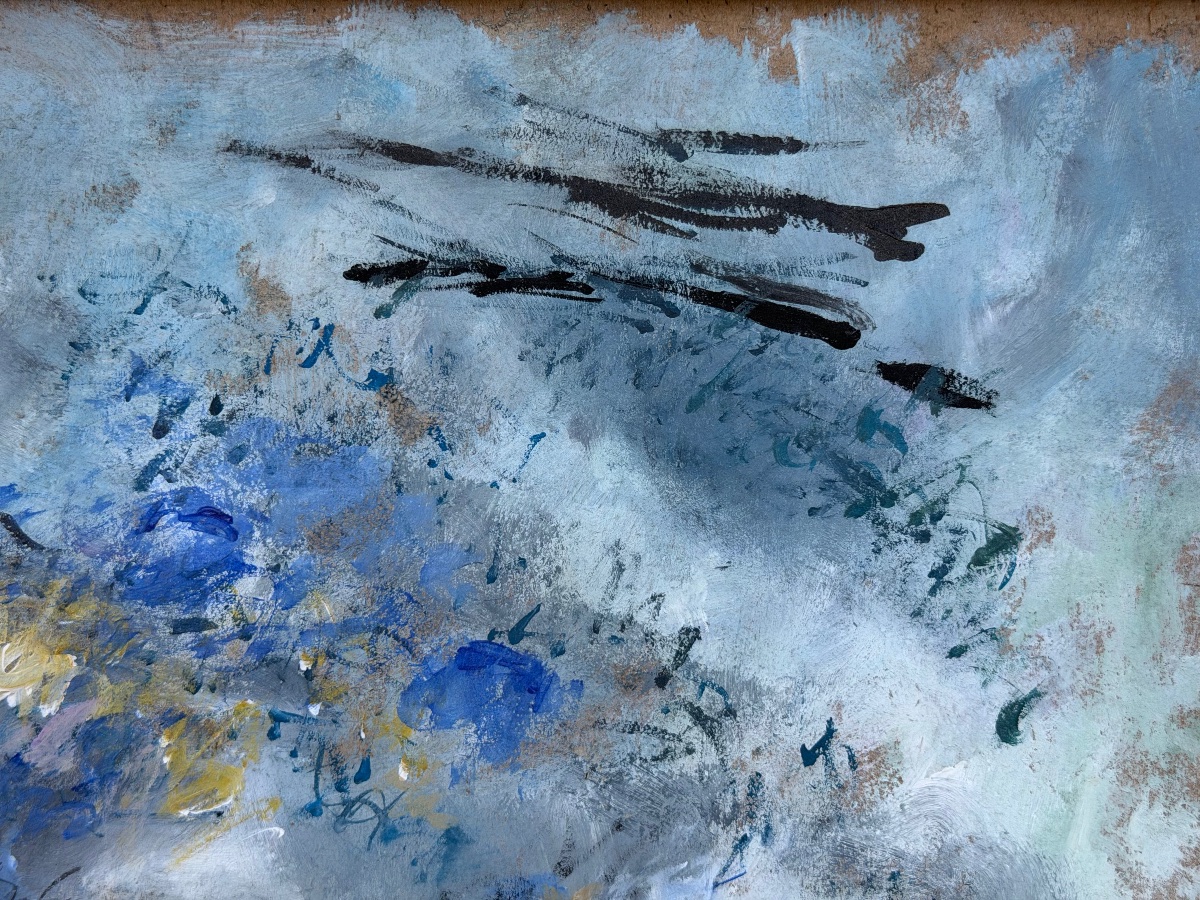 Zhang Hua (1898-1970) composition lyrique toute en poésie vers 1950 -photo-3