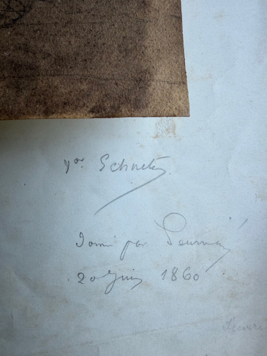 Jean Victor Schnetz 1787–1870, Dedicated To His Friend Jean Alaux 1786–1864, Sketch  -photo-2