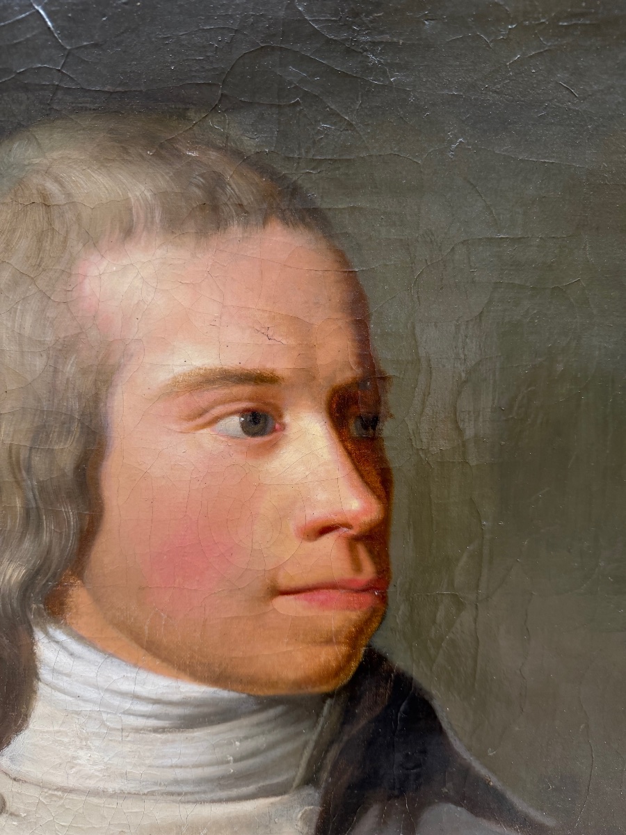 Willem Bartel Van der Kooi 1768 - 1836 portrait du docteur Jan Stinstra 1753 - 1832 date 1801-photo-4