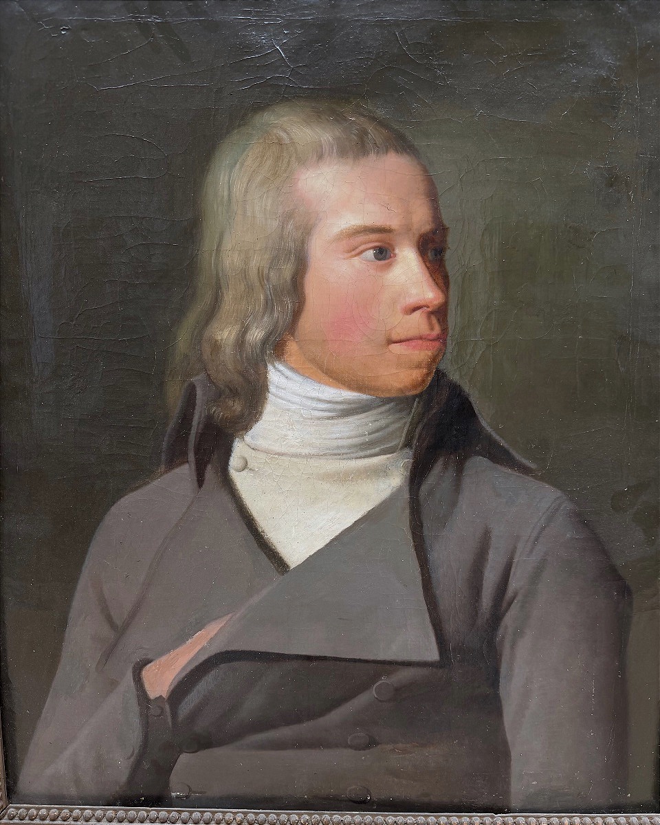 Willem Bartel Van der Kooi 1768 - 1836 portrait du docteur Jan Stinstra 1753 - 1832 date 1801