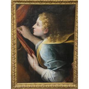 Around Giorgio Vasari ' Appolon Flaying Marsyas ' Circa 1560 Oil On Canvas
