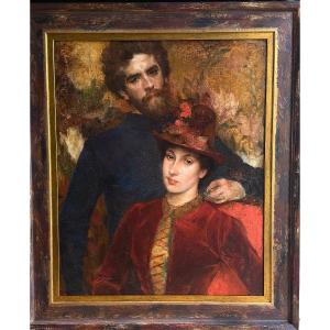 Georges-françois De Geetere (1859–1929) And His Wife Elisabeth Jeanne Catherine De Roever
